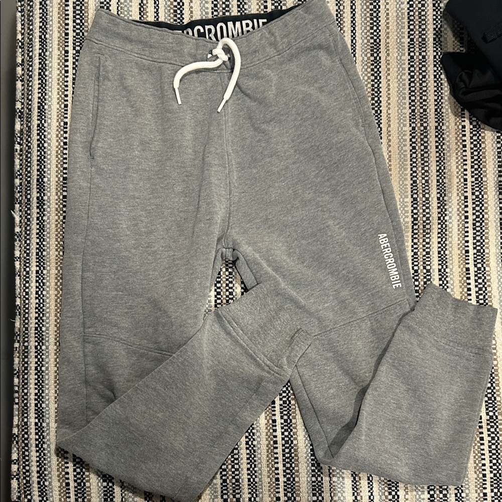Abercrombie & Fitch Kids Heather Gray Joggers